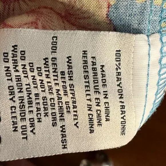 Sunday Mi Amor Dress Small Anthropologie Mini Cottage Core Smocked Waist Whimsy - Picture 7 of 7